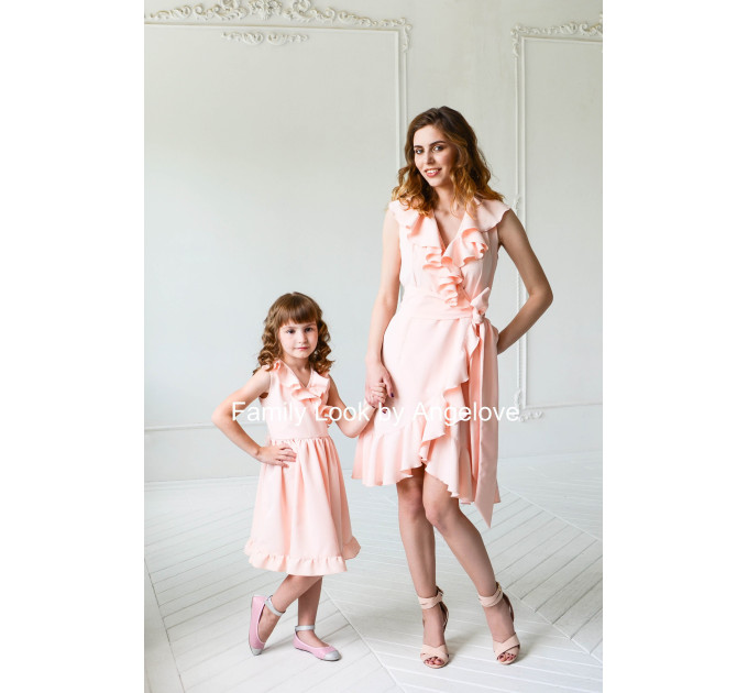 Mommy and Me Dress Mother and Daughter Birthday Pink Babygirl