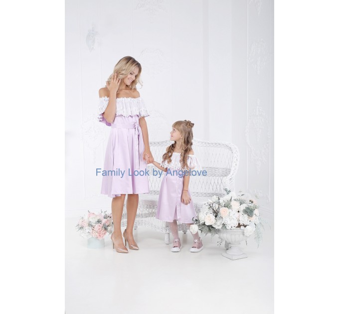 Mommy and Me Matching Lace Dresses Summer Mother Daughter Flower girl Dressestutu Birthday