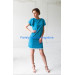 Mommy and Mе Dress - Blue turquoise - Mother and Daughter