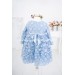 Blue 1st Birthday Girl Mother and Daughter Matching  Lace Dresses Outfits - Tutu - Wedding Guest Dress
