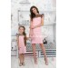 Mommy and Me Outfits Dress -Polka Dot -  Mother and Daughter Dress -  Birthdays Pink Black